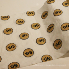 Tissu de coton imprimé à la mode pour pantalons